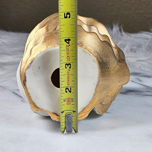 Vintage Atlantic Mold Ceramic Christmas Caroler Lady Figurine 7.5 in 1970s - Picture 9 of 9